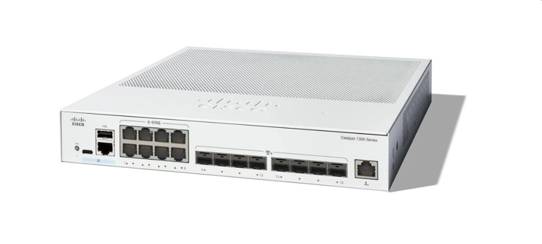 Cisco Catalyst switch C1300-16XTS (8x10GbE,8xSFP+) - REFRESH C1300-16XTS-RF
