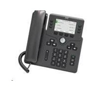 Cisco CP-6861-3PW-CE-K9=, telefón VoIP, 4 linky, 3,2" LCD, 1x10/100, Wi-Fi, MPP, adaptér