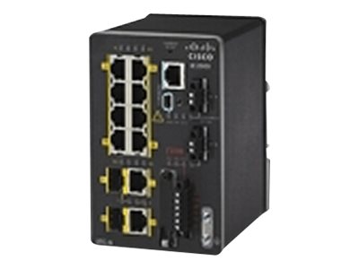 Cisco Industrial Ethernet 2000 Series - Přepínač - řízený - 8 x 10/100 + 2 x kombinace Gigabit SFP IE-2000-8TC-G-B-RF