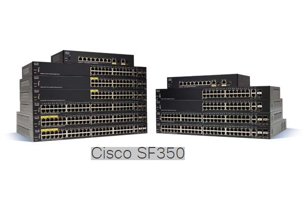 Cisco Small Business SF350-48P - Přepínač - L3 - řízený - 48 x 10/100 (PoE+) + 2 x 10/100/1000 + 2 SF350-48P-K9-EU