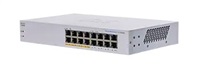 Cisco switch CBS110-16PP-UK, 16xGbE RJ45, fanless, PoE, 64W - REFRESH CBS110-16PP-UK-RF