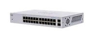 Cisco switch CBS110-24T, 24xGbE RJ45, 2xSFP (combo with 2 GbE), fanless - REFRESH CBS110-24T-EU-RF