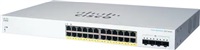 Cisco switch CBS220-24P-4X, 24xGbE RJ45, 4x10GbE SFP+, PoE+, 195W - REFRESH CBS220-24P-4X-EU-RF