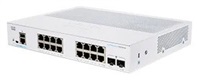 Cisco switch CBS250-16T-2G, 16xGbE RJ45, 2xSFP, fanless - REFRESH CBS250-16T-2G-EU-RF