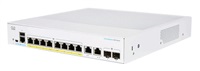 Cisco switch CBS250-8FP-E-2G-UK, 8xGbE RJ45, 2xRJ45/SFP combo, fanless, PoE+, 120W - REFRESH CBS250-8FP-E-2G-UK-RF