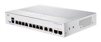 Cisco switch CBS250-8T-E-2G, 8xGbE RJ45, 2xRJ45/SFP combo, fanless - REFRESH CBS250-8T-E-2G-EU-RF