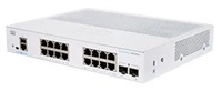 Cisco switch CBS350-16T-2G-UK, 16GbE RJ45, 2xSFP, fanless - REFRESH CBS350-16T-2G-UK-RF