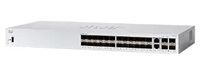 Cisco switch CBS350-24S-4G-EU, 24xGbE SFP, 2xGbE RJ45/SFP, fanless - REFRESH CBS350-24S-4G-EU-RF