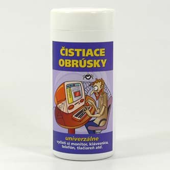 Čist. trhacie obrúsky univerzál, dóza, SK, 100ks, Čistík