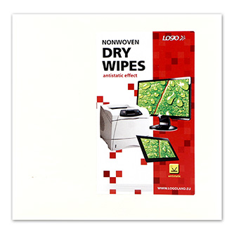 Čist. utierky hydraspunové, 18x18cm, 10ks, Logo