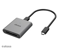 Čítačka kariet AKASA AK-CR-11BK (CFexpress), externá, USB 3.2 Typ C