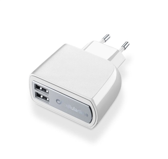 CL nabíječka 2 USB, 3A ACHUSBDUAL3AIPAD 8018080204210