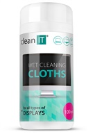 CLEAN IT Vlhčené čisticí utěrky na obrazovky 100 ks CL-141