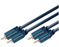 ClickTronic HQ OFC kabel 2x Cinch - 2x Cinch RCA, M/M, 10m CLICK70383