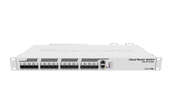 Cloud Router Switch 317-1G-16S+RM with 800MHz CPU,, Cloud Router Switch 317-1G-16S+RM with 800MHz C CRS317-1G-16S+RM