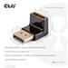 Club3D Adaptér DisplayPort na DisplayPort 1.4, 4K120Hz, 8K30Hz, 90° CAC-1008