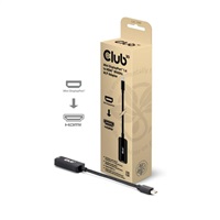 Club3D Adaptér miniDP 1.4 na HDMI, 4K120Hz nebo 8K60Hz HDR10+, M/F, 9cm CAC-1188