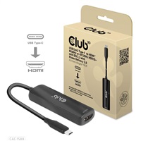 Club3D Adaptér USB-C na HDMI 8K60Hz/4K120Hz, Active Adapter M/F, PD 3.0, HDR10+ a DSC 1.2 CAC-1588