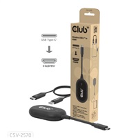 Club3D Bezdrátový adaptér (vysílač) USB-C na HDMI, Full HD, dosah 25m CSV-2570