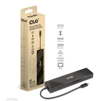 Club3D dokovací stanice USB-C 3.2 Gen1 6in1 Hub 1x USB-C Video, 1x HDMI, 2x USB-A, USB-C PD - nabíjení 100W, RJ CSV-1584