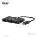 Club3D hub MST (Multi Stream Transport) DisplayPort 1.4 na 4x DisplayPort, Quad monitor, 4x 4K30Hz, 8K30Hz CSV-7400