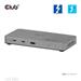 Club3D hub Thunderbolt 5 5v1, 3x USB-C TB5, 1x USB-A, 1x8K60Hz, 3x 5K60Hz, certifikace Thunderbolt Share, 180W CSV-2563