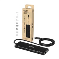 Club3D hub USB-C, 12-in-1 hub s 3xHDMI, 1xUSB-C PD, 2x USB-C, 2xUSB, 1x3.5mm jack, RJ45, microSD/SD, 100W, 1m k CSV-2556