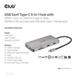 Club3D hub USB-C, 9-in-1 hub s HDMI, VGA, 2x USB Gen1 Type-A, RJ45 CSV-1594