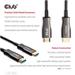 Club3D Kabel aktivní hybridní optický HDMI 2.1 8K60Hz/4K120Hz, (M/M), 50m CAC-1393