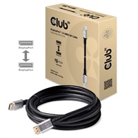 Club3D Kabel DisplayPort 1.4, HBR3, 8K60Hz (M/M), stříbrné koncovky, 4m CAC-1069