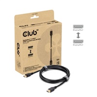 Club3D Kabel DisplayPort 2.1 na DisplayPort 2.1, VESA DP54, 4K240Hz/8K120Hz (M/M), 3m, černá CAC-1093