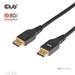 Club3D Kabel DisplayPort 2.1 na DisplayPort 2.1, VESA DP80, 8K240Hz/10K60Hz (M/M), 2m, černá CAC-1094