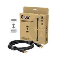 Club3D Kabel DisplayPort 2.1 na DisplayPort 2.1, VESA DP80, 8K240Hz/10K60Hz (M/M), 2m, černá CAC-1094