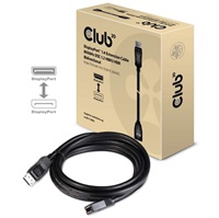 Club3D Kabel prodlužovací DisplayPort 1.4 8K 60Hz DSC 1.2 HBR3 HDR Bidirectional (M/F), 3m CAC-1023