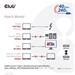 Club3D kabel USB-C, Data 40Gbps, PD 240W(48V/5A) EPR M/M 1m CAC-1576