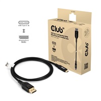 Club3D Kabel USB-C na DisplayPort 2.1, 10K60Hz, DSC1.2, UHBR10, 1m CAC-1559