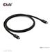 Club3D Kabel USB4 v2 Typ-C, 80Gbps, Certifikovaný kabel, 4K540Hz, 8K240Hz, 16K60Hz, PD 240W, 1,2m CAC-1570