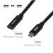 Club3D Prodlužovací kabel USB-C 8K60Hz, 40Gbps, Power Delivery 240W, (M/F), 100cm CAC-2502