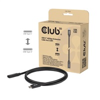 Club3D Prodlužovací kabel USB-C 8K60Hz, 40Gbps, Power Delivery 240W, (M/F), 100cm CAC-2502