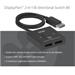 Club3D Switch, DP na 2x DP Oboustranný 2v1, 8K60Hz, 0,5m CSV-1009