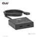 Club3D Switch, USB-C na 2xUSB-C Oboustranný 2v1, 8K60Hz, 4K120Hz, PD 100W CSV-2511