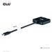 Club3D Video hub MST USB-C na 2xHDMI + USB-C PD 3.0, 4K60Hz CSV-1558