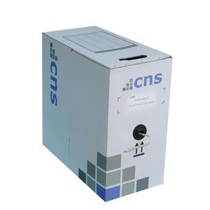 CNS kabel FTP, Cat5E, drát, LSOH, box 305m - šedá CNS-SLDF5EL-305-GR