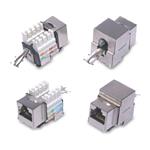 CNS keystone Cat6, FTP, kolmá svork., typ 110, strieborný