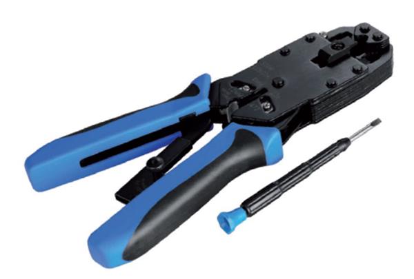 CNS kliešte AmpPROFI pre konektory RJ10, RJ11, RJ12, DEC-RJ12, RJ10p10c HT-200AR