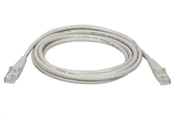 CNS Patch kábel Cat5E, UTP, 0,5m, šedý