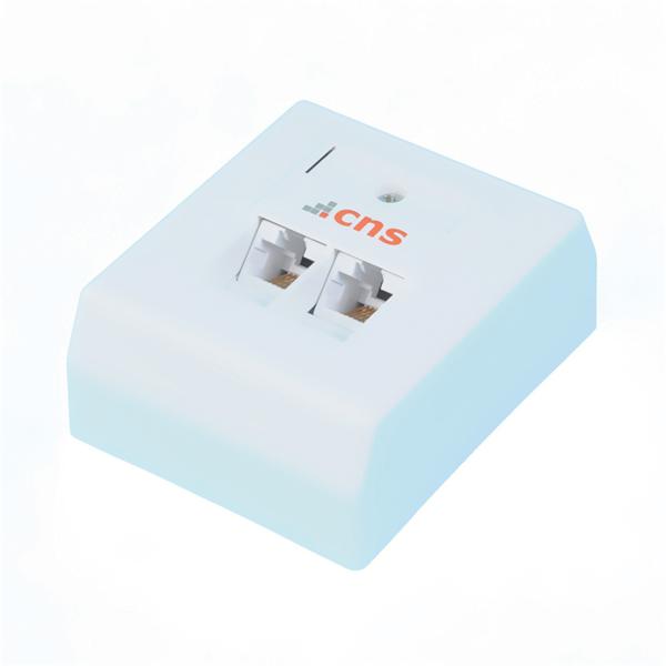 CNS Zásuvka Profi UTP 2 port, Cat6 na om. biela