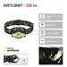 COB LED + LED čelovka P3536, 220 lm,100 m, 3× AAA 8592920080313