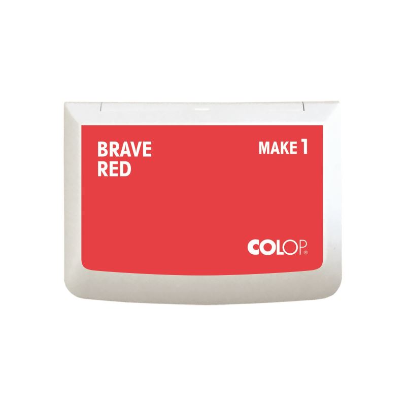 COLOP Inkoustový polštářek MAKE 1 (9x5cm), brave red 9004362519393