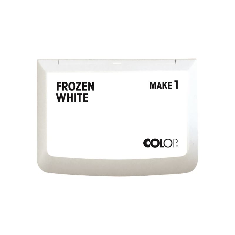 COLOP Inkoustový polštářek MAKE 1 (9x5cm), frozen white 9004362528722